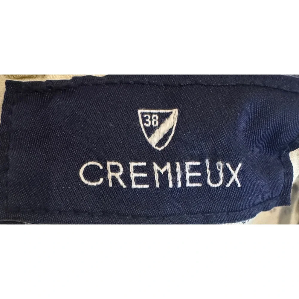 Cremieux Mens Comfort Stretch Chino Pants Khaki Beige Flat Front 35x30 Preppy